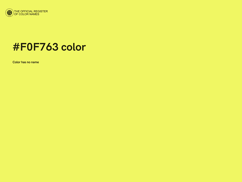 #F0F763 color image