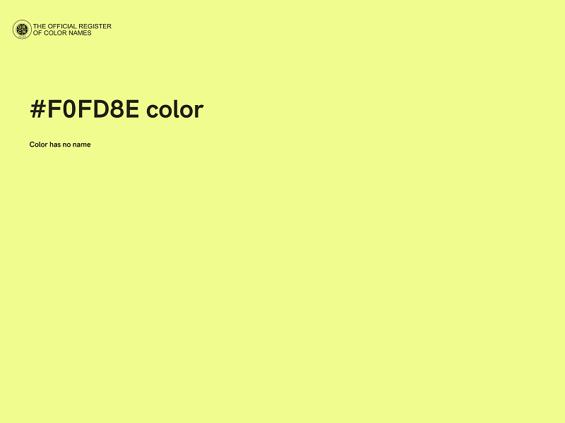 #F0FD8E color image