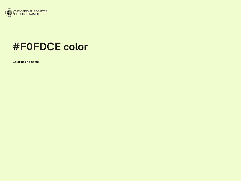 #F0FDCE color image