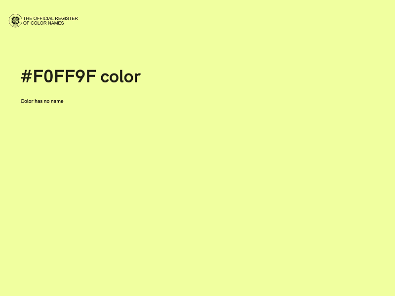 #F0FF9F color image