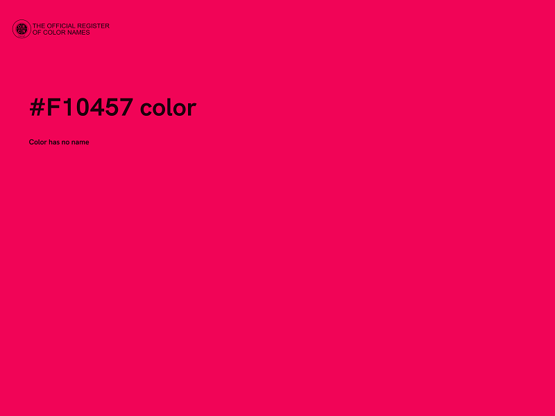 #F10457 color image