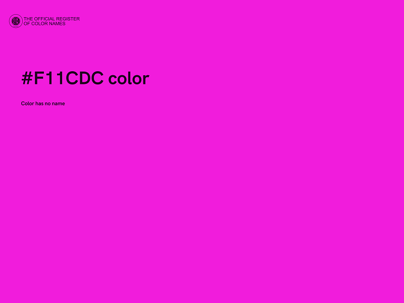 #F11CDC color image