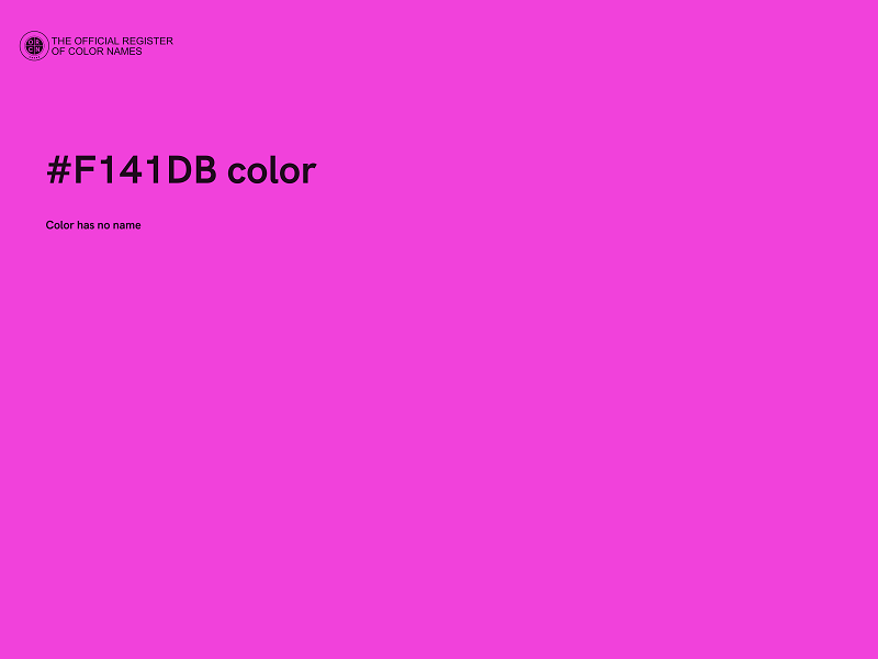 #F141DB color image