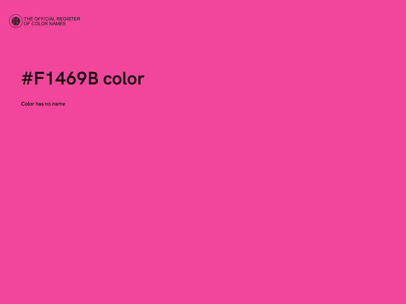 #F1469B color image