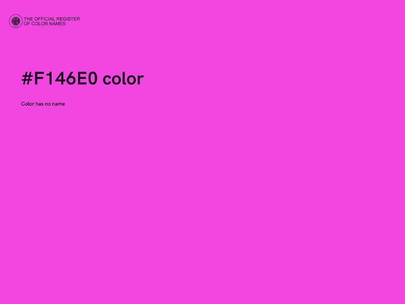 #F146E0 color image