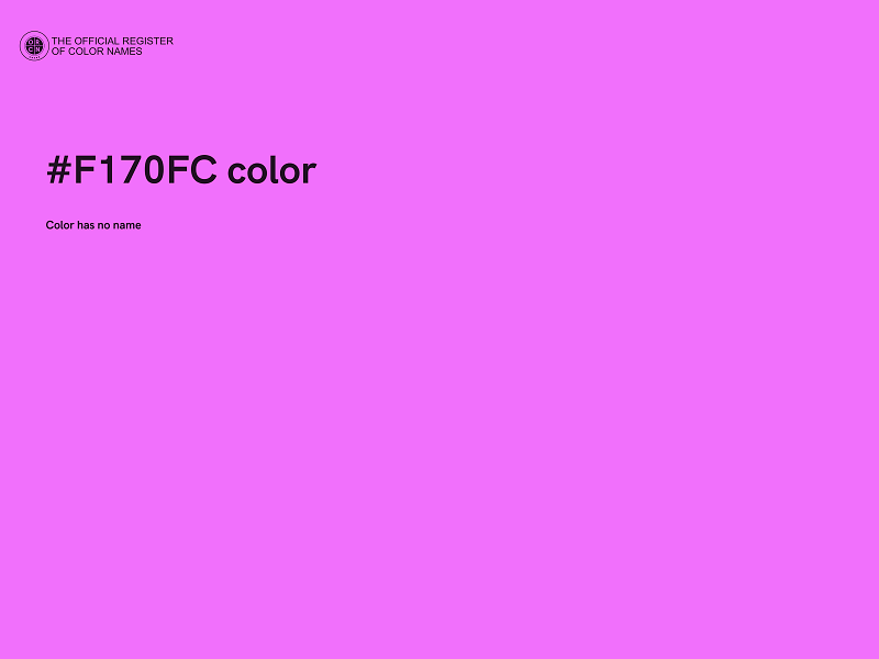 #F170FC color image