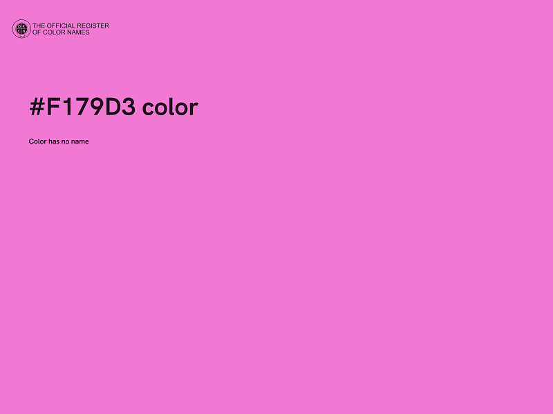 #F179D3 color image