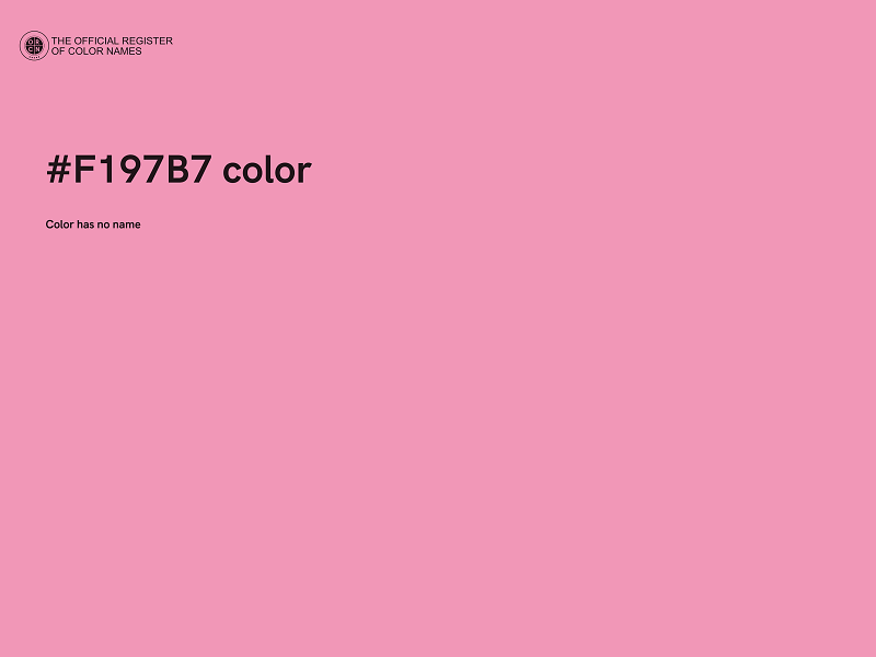 #F197B7 color image