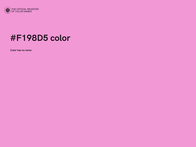 #F198D5 color image