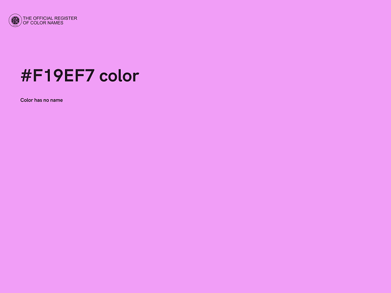 #F19EF7 color image