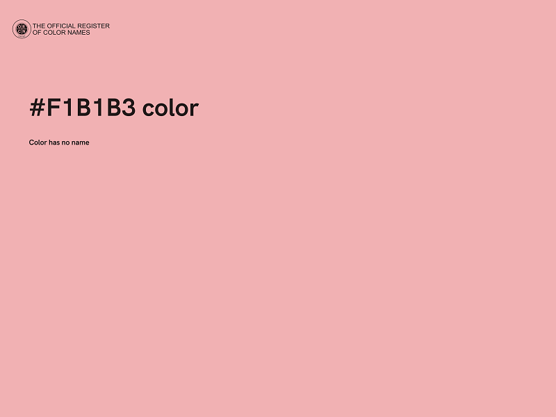 #F1B1B3 color image