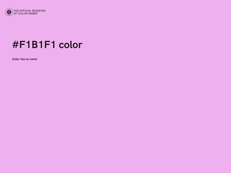 #F1B1F1 color image