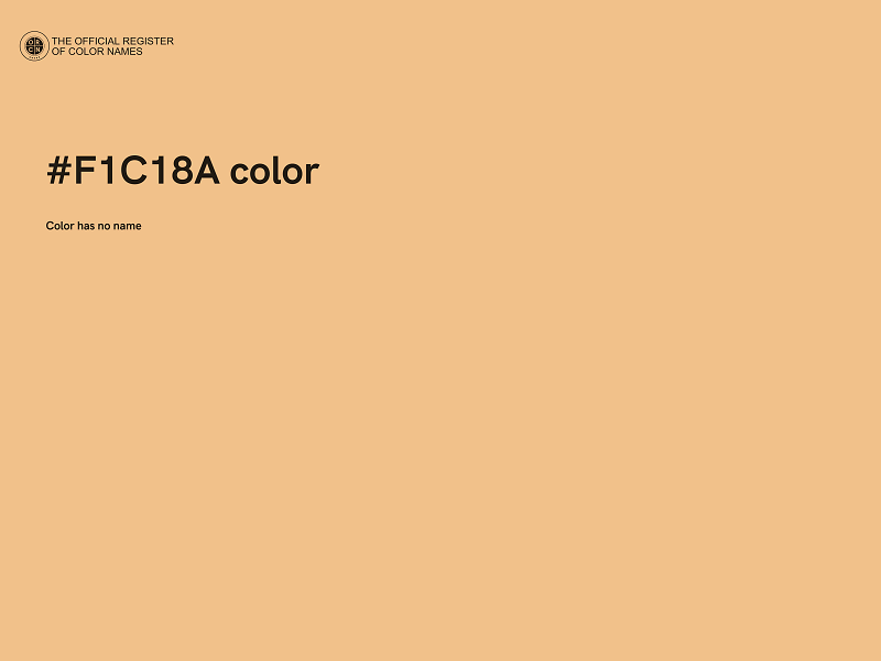 #F1C18A color image