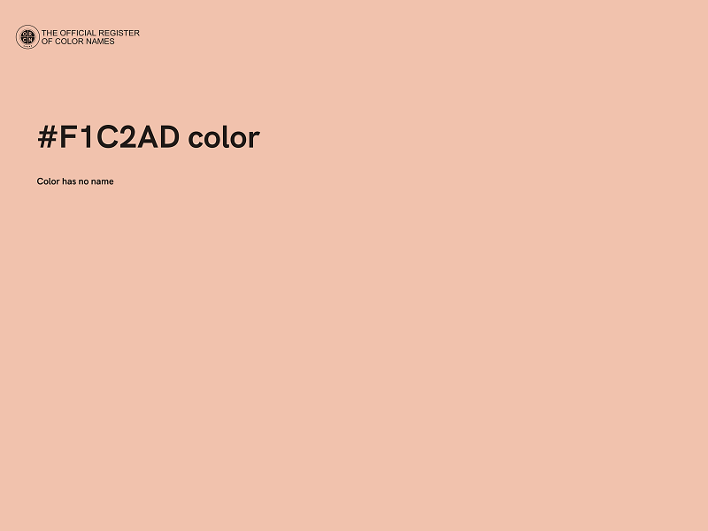 #F1C2AD color image