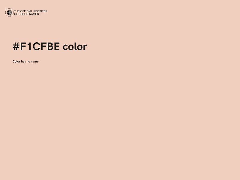 #F1CFBE color image