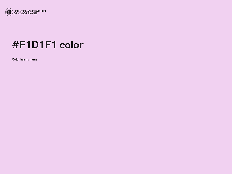 #F1D1F1 color image