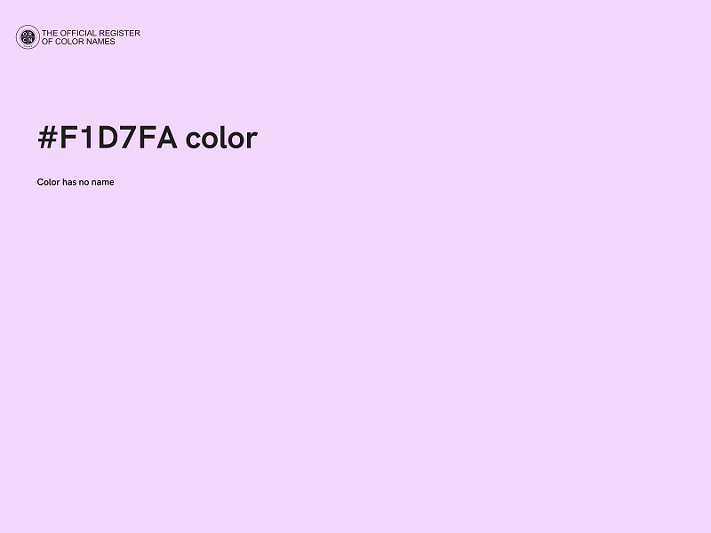 #F1D7FA color image