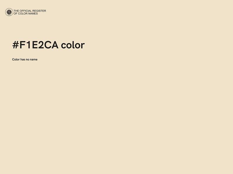 #F1E2CA color image