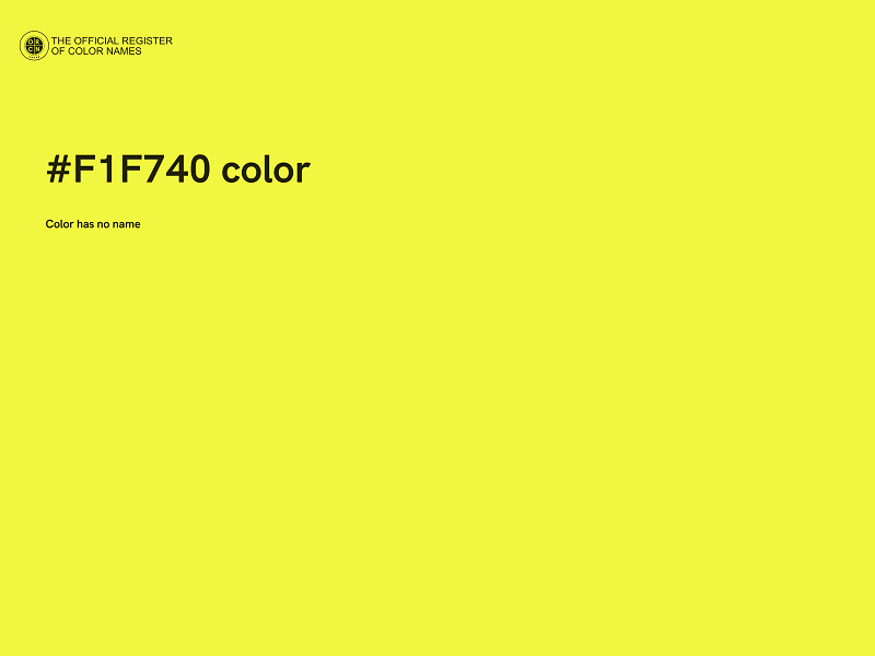 #F1F740 color image