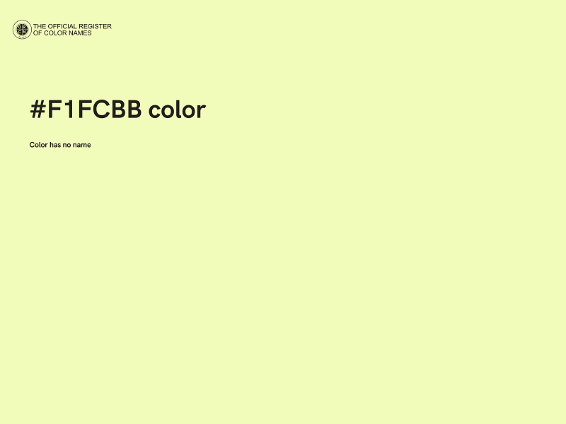 #F1FCBB color image