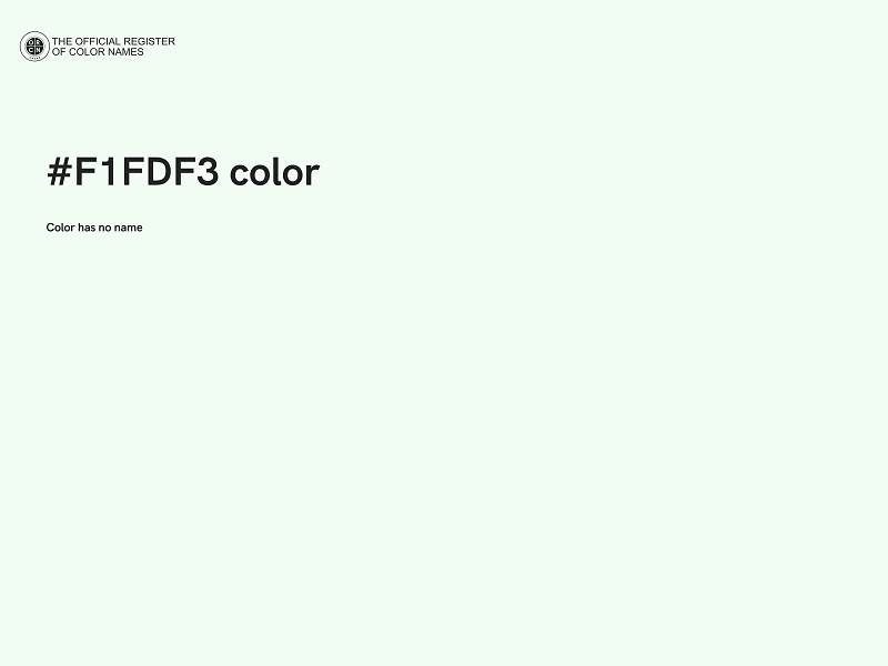 #F1FDF3 color image