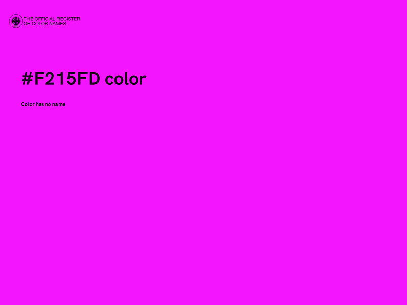 #F215FD color image