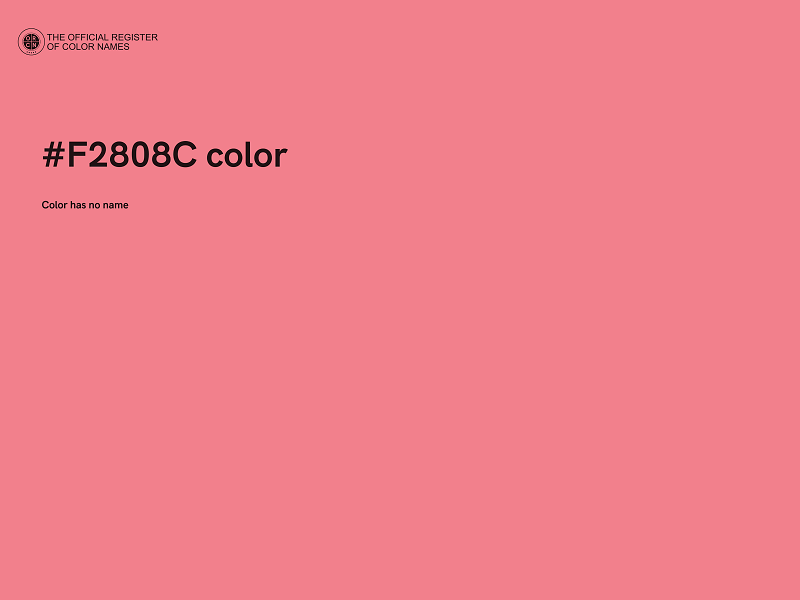 #F2808C color image