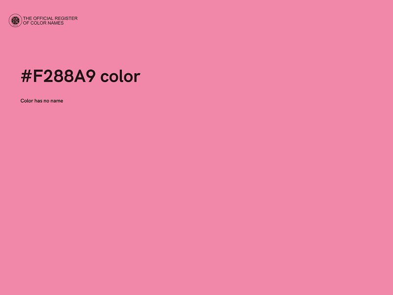 #F288A9 color image