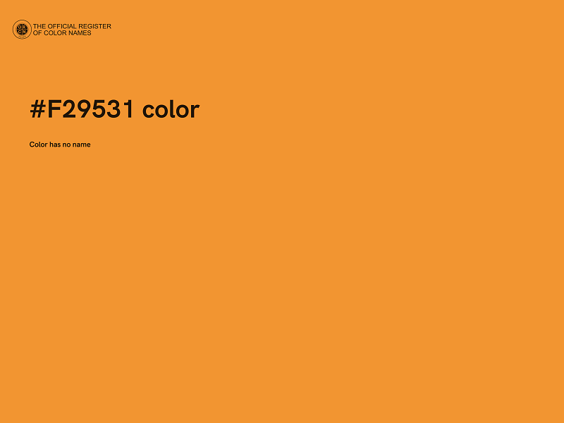 #F29531 color image