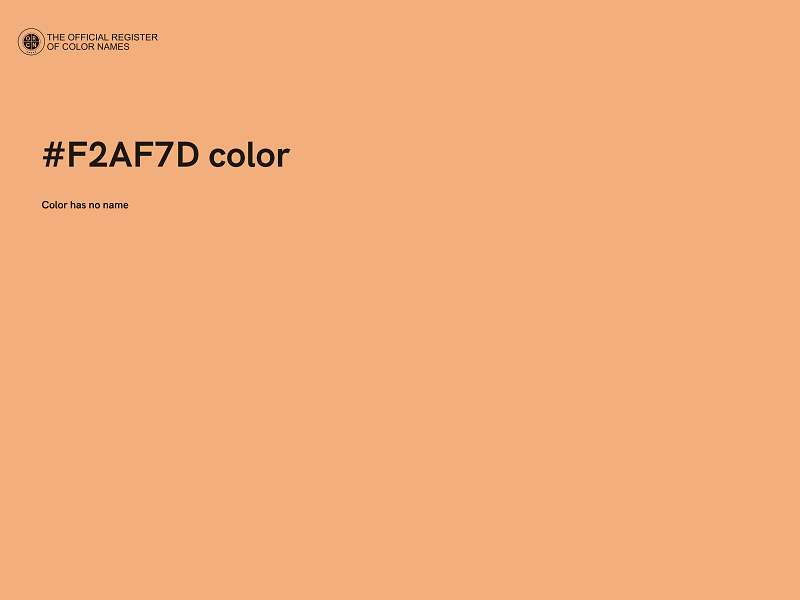 #F2AF7D color image