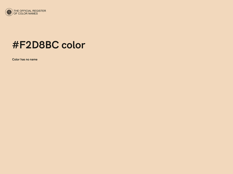 #F2D8BC color image