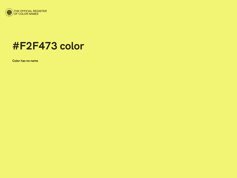 #F2F473 color image