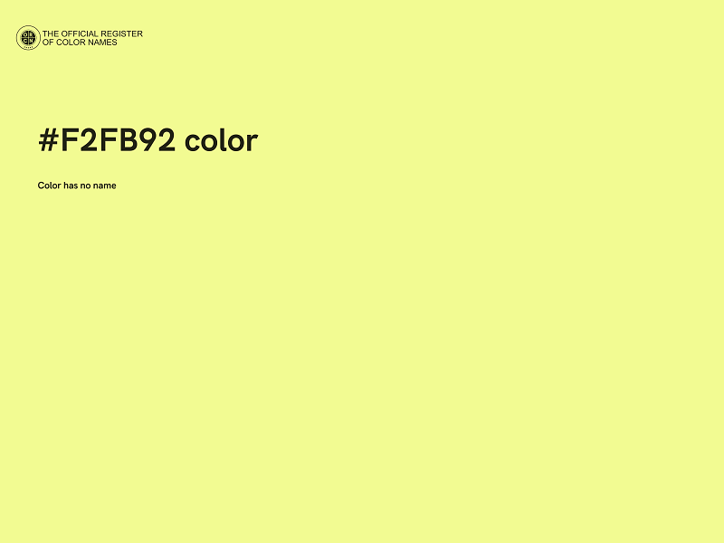 #F2FB92 color image