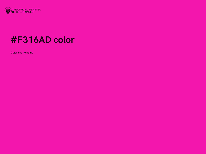 #F316AD color image