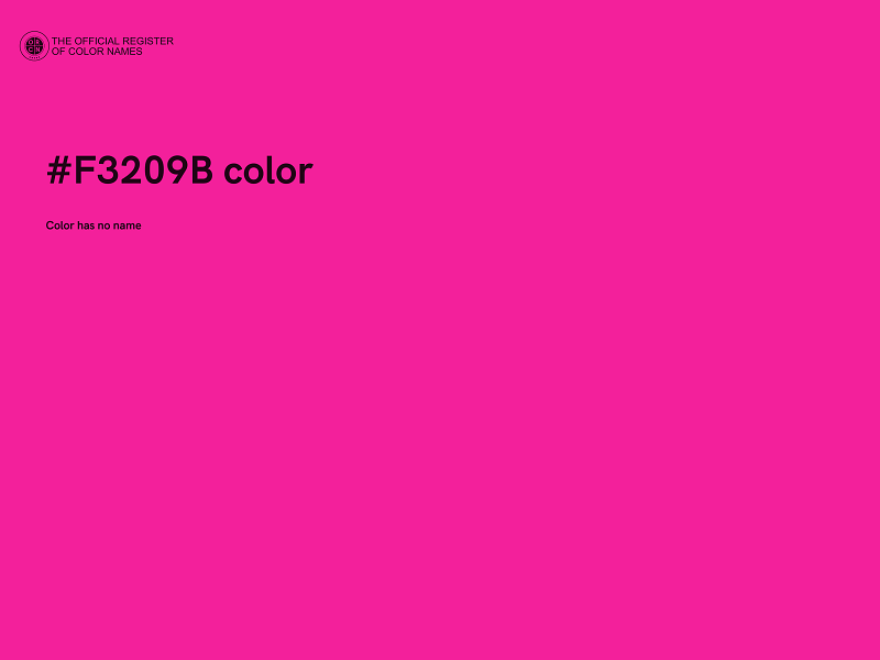 #F3209B color image