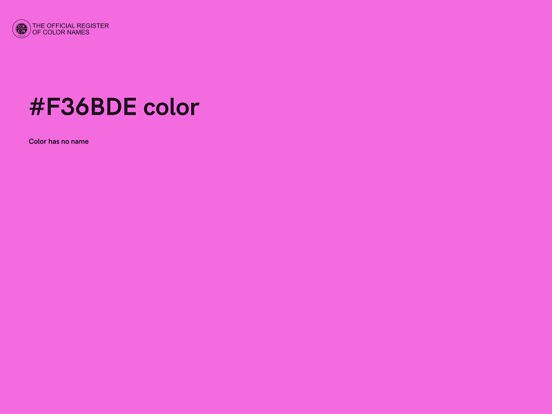 #F36BDE color image