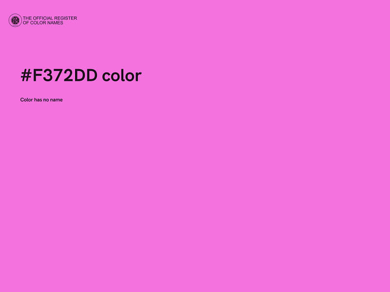 #F372DD color image