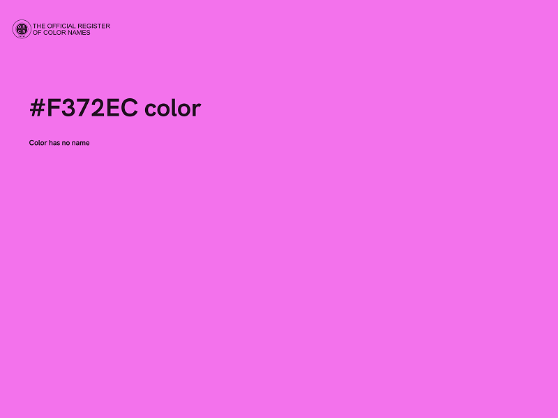 #F372EC color image