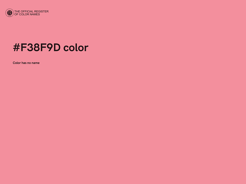 #F38F9D color image