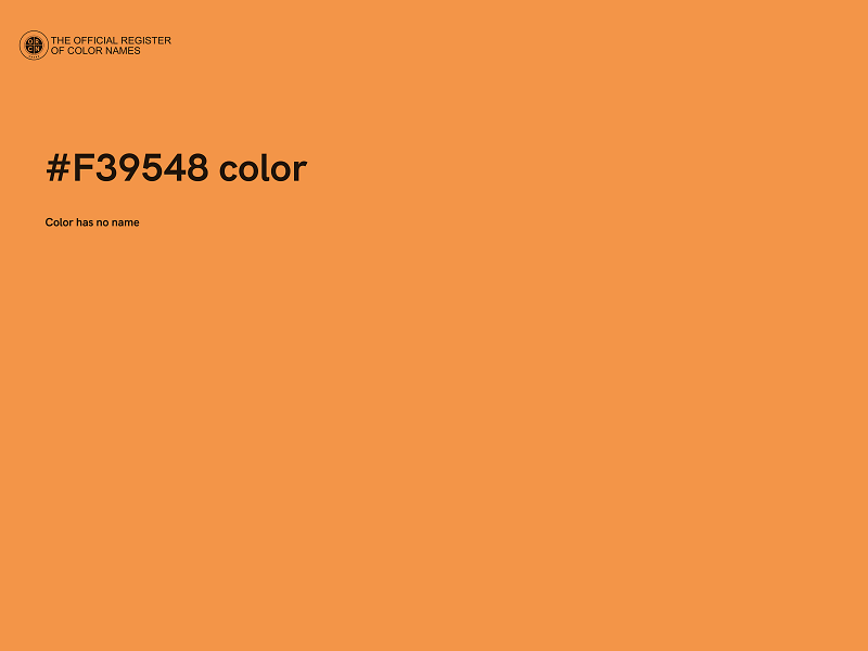 #F39548 color image