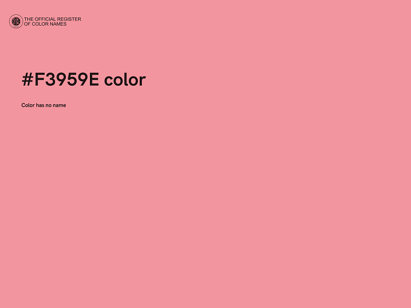 #F3959E color image