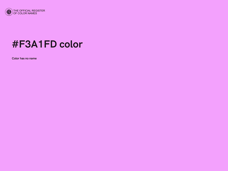 #F3A1FD color image