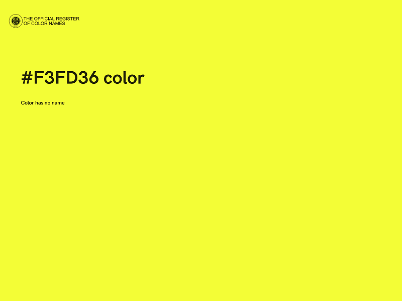 #F3FD36 color image