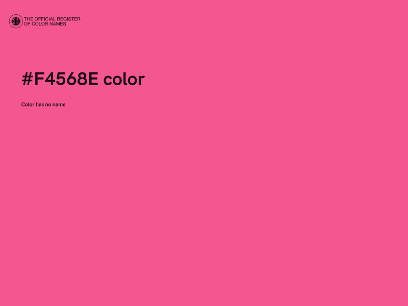 #F4568E color image