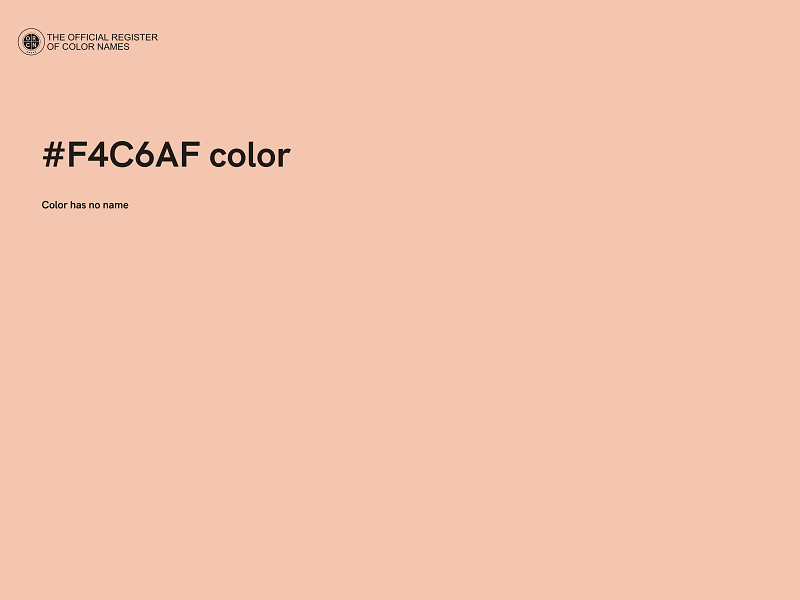 #F4C6AF color image