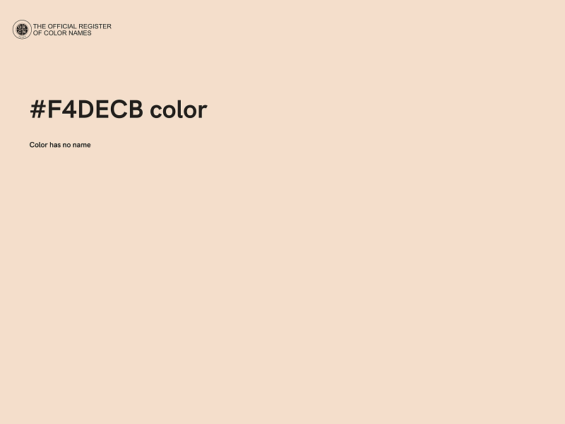 #F4DECB color image