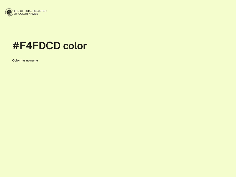 #F4FDCD color image