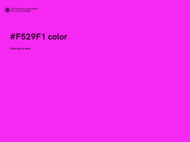 #F529F1 color image