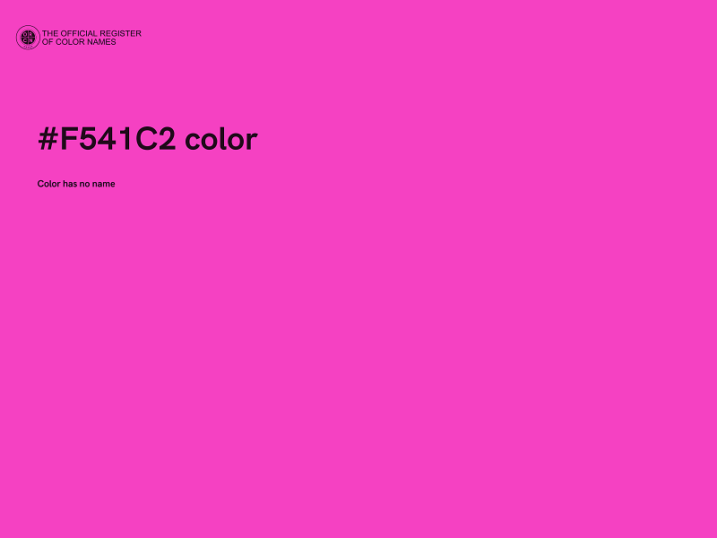 #F541C2 color image