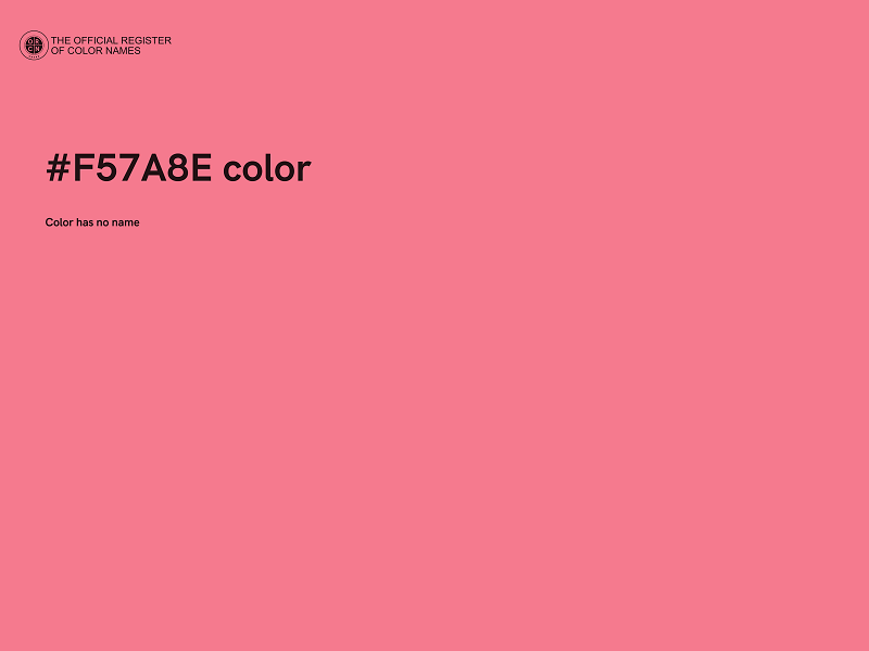 #F57A8E color image